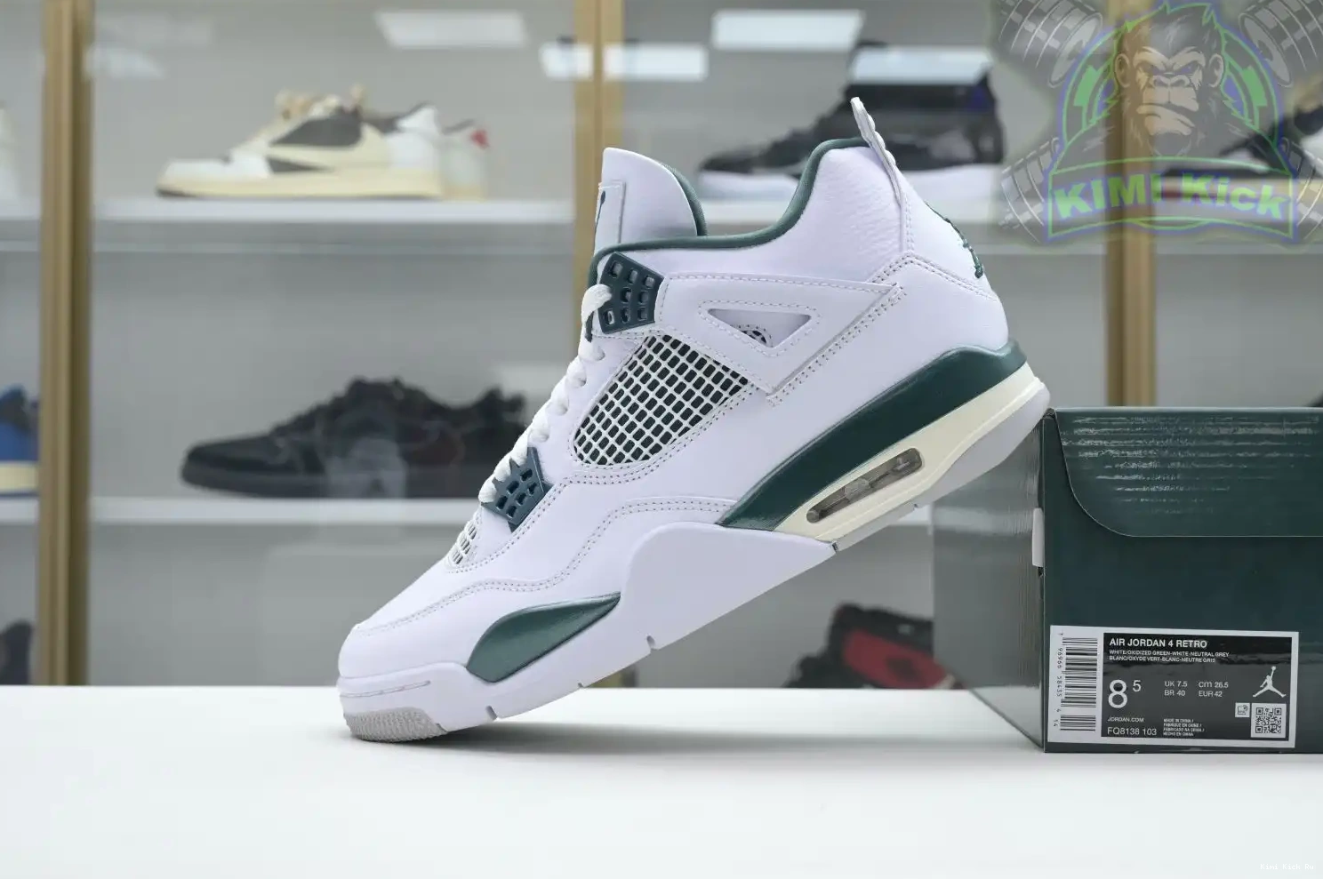 4 Oxidized Green Air Jordan Kimikick 0516
